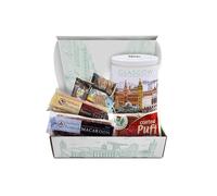 Iconic Glasgow Skyline Scottish Vanilla Fudge Gift Box|Scottish Vanilla Fudge-Macaroon-Scottish Shortbread - Birthdays, MothersDay, Fathers Day, Christmas, Thank You Gifts