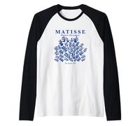 Iconic Henri Matisse The Sheaf Cut-Out Floral Art Raglan Baseball Tee