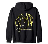 Iconic John Lennon Design for Fans - Classic 70s Rock Singer Zip Hoodie
