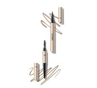 ICONIC London Triple Precision Brow Definer| 3-in-1 Eyebrow Pencil, Fine-Tip Pen & Spoolie Brush For Salon-Worthy, Precise & Defined Brows|Temporary Tattoo-Effect | Non Smudging | Blonde
