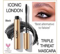 ICONIC LONDON Triple Threat Volumizing, Lengthening, Lifting Mascara 9ml Black