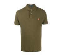 Iconic Mesh Polo, male, Polo Ralph Lauren, Polo Shirts, Green, S, Tops S