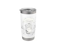 Iconic Monkey Astronaut in astronautsuit in Space Stainless Steel Insulated Tumbler