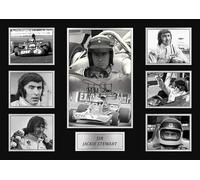 Iconic Motorsport British Racing Driver Sir Jackie Stewart, Formula One, Tribute Photos A4 Wall Art PRINT ONLY 29.7 x 21 cm
