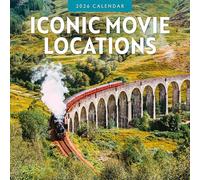 Iconic Movie Locations - 2026 Square Wall Calendar - by Red Robin Publishing