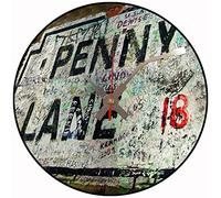 Iconic Penny Lane vinyl record wall clock (Beatles)