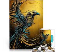 Iconic Phoenix1000 Piece Jigsaw Puzzle for Adults Challenging Game and Family Play Fun at Home Activities, Birthday Present,Travel Gifts, 38x26cm