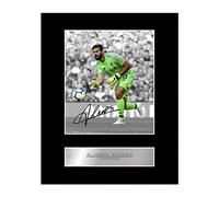 Iconic pics Alisson Becker Signed Mounted Photo Display Liverpool FC Autographed Gift picture print
