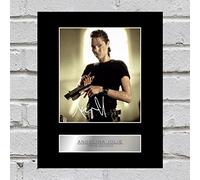 Iconic pics Angelina Jolie Signed Mounted Photo Display Tomb Raider
