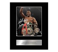 Iconic pics Anthony Joshua Signed Mounted Photo Display Heavyweight Champion #2 Autographed Gift picture print