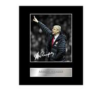 Iconic pics Arsene Wenger Photo Display Print Signed