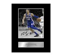 Iconic pics Ben Simmons Signed Mounted Photo Display Philadelphia 76ers #01 NBA Printed Autograph Gift Picture Print