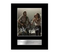 Iconic pics Bradley Cooper and Lady Digitally Signed 10x8 Mounted Photo Display A Star Is Born Autographed picture print