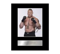 Iconic pics Brock Lesnar Digitally Signed Mounted Photo Display 10x8 Inches Autographed picture print