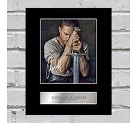 Iconic pics Charlie Hunnam Signed Mounted Photo Display King Arthur