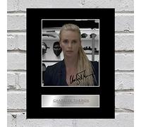 Iconic pics Charlize Theron Mounted Photo Display Fast and Furious