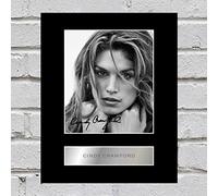 Iconic pics Cindy Crawford Photo Display #2 Digitallt signed Autographed Picture Print