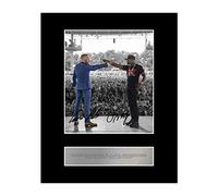 Iconic pics Conor McGregor and Floyd Mayweather Signed Mounted Photo Display