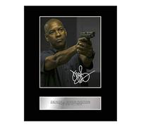 Iconic pics Denzel Washington Signed Mounted Photo Display The Equalizer Autographed Gift picture print