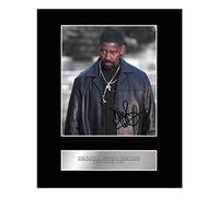 Iconic pics Denzel Washington Signed Mounted Photo Display Training Day Autographed Gift picture print