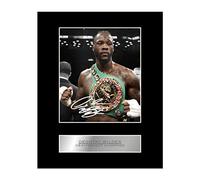Iconic Pics Deontay Wilder Signed Mounted Photo Display Boxing Heavyweight Champion Autographed Gift Picture Print