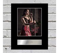 Iconic pics Dua lipa Signed Mounted Photo Display #2