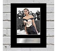 Iconic pics Emma Watson Signed Mounted Photo Display