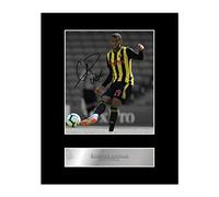 Iconic pics Étienne Capoue Signed Mounted Photo Display Watford FC #1 Autographed Gift picture print