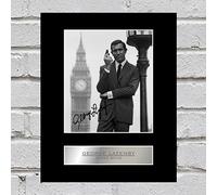Iconic pics George Lazenby Signed Photo Display James Bond 007