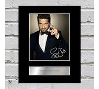 Iconic pics Gerard Butler Signed Mounted Photo Display