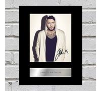 Iconic Pics James Arthur Signed Mounted Photo Display