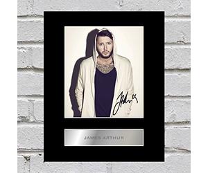 Iconic Pics James Arthur Signed Mounted Photo Display