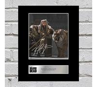Iconic pics Khary Payton, King Ezekiel Signed Mounted Photo Display The Walking Dead