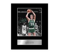 Iconic pics Larry Bird Signed Mounted Photo Display Boston Celtics NBA Autographed Gift picture print