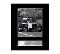 Iconic pics Lewis Hamilton Signed Mounted Photo Display Mercedes #4 Autographed Gift picture print