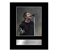 Iconic pics Liam Gallagher Signed Mounted Photo Display #1 Music Autographed Gift Picture Print