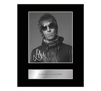 Iconic pics Liam Gallagher Signed Mounted Photo Display #2 Music Autographed Gift picture print