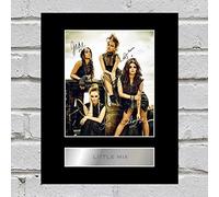 Iconic pics Little Mix Print Signed Mounted Photo Display 10x8 Inches Autographed Picture Print