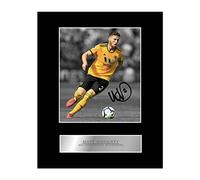 Iconic pics Matt Doherty Signed Mounted Photo Display Wolverhampton Wanderers FC #1 Autographed Gift picture print