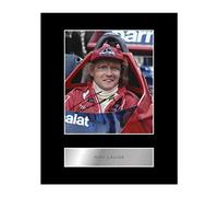 Iconic pics Niki Lauda Signed Mounted Photo Display Formula One F1#1 Autographed Gift picture print