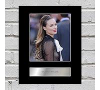 Iconic pics Olivia Wilde Signed Mounted Photo Display #2