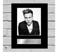 Iconic pics Olly Murs Digitally Signed Mounted Photo Display #3