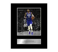 Iconic pics Paul George Signed Mounted Photo Display Los Angeles Clippers #01 NBA Printed Autograph Gift Picture Print