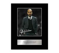 Iconic pics Pep Guardiola Digitally Signed Mounted Photo Display Autographed Picture Print
