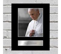 Iconic pics Pope Francis Mounted Photo Display #2