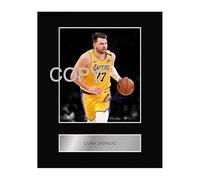 Iconic pics Pre Printed Luka Doncic Digitally Signed Mounted Photo Display 10x8 inch #01 Printed Autograph Picture Print