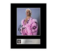 Iconic pics Ric Flair Signed Mounted Photo Display World Champion