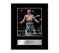 Iconic pics Ricky Hatton Signed Mounted Photo Display Boxing Champion Autographed Gift picture print