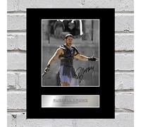 Iconic pics Russell Crowe Mounted Photo Display Gladiator