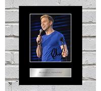 Iconic pics Russell Howard Mounted Photo Display